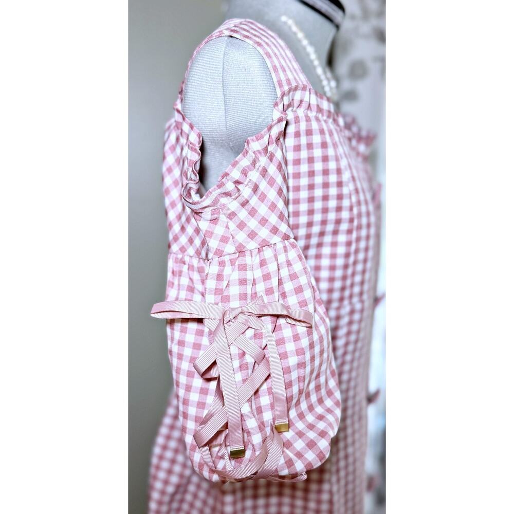 Liz Lisa Pink Gingham Check Mini Dress Jfashion Gyaru Himekaji Shoujo Girl Japan - Picture 11 of 16